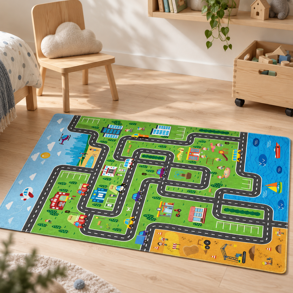 Tapis Petit Voyage en situation, ambiance
