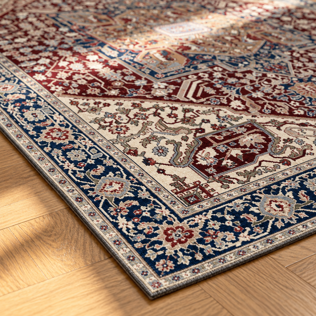 Angle du tapis Ysé en gros plan